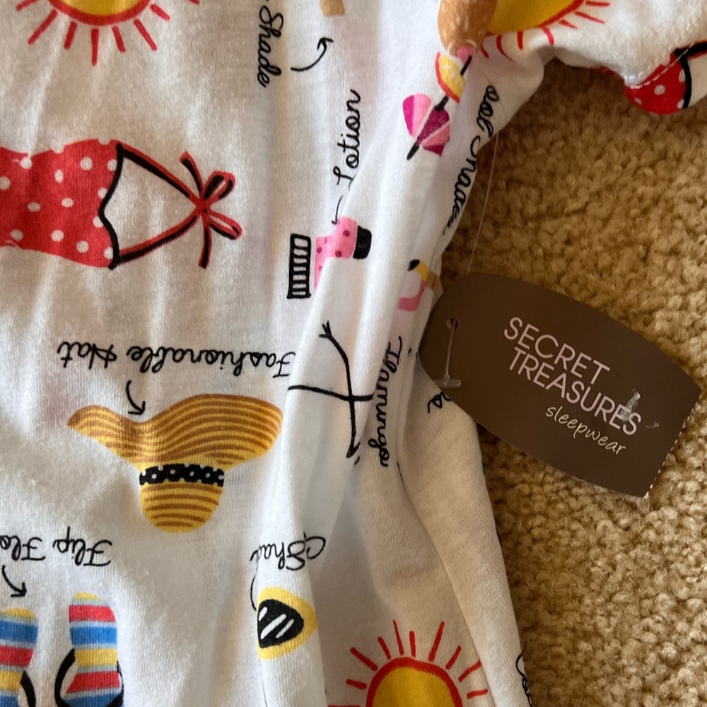 Summer Cotton Crop pant pajamas - Picture 3 of 10